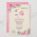 Search for stork baby girl shower invitations Heart