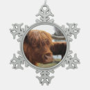 Search for highland cattle christmas tree decorations Hairy