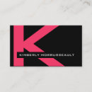 Search for hot pink and black business cards Stylish