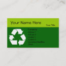 Search for recycle business cards Green