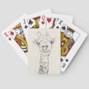 Search for giraffe playing cards Drawing