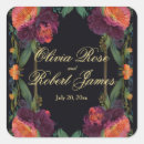 Search for dark pink wedding stickers Boho
