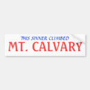 Search for sinners bumper stickers God
