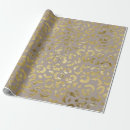 Search for gold cheetah wrapping paper Trendy