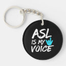 Search for asl key rings Hard of hearing