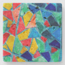 Search for colourful mosaic coasters Blue