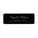 Search for black return address labels Classy