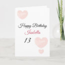Search for daughter 13th birthday cards Teenager