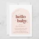 Search for terracotta baby shower invitations Modern minimal