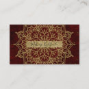 Search for red and gold business cards Beauty