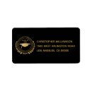 Search for graduation thank you return address labels Black