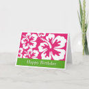 Search for hawaiian birthday cards Pink