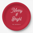 Search for merry and bright plates Typography