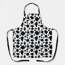 Search for cow pattern aprons Black and white cow