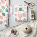 Search for pink gingerbread wrapping paper Cookie