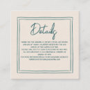 Search for retro wedding enclosure cards Details