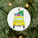 Search for taxi cab christmas tree decorations Yellow