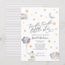Search for yellow elephant baby shower invitations Twinkle twinkle little star