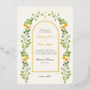 Search for yellow and green wedding invitations Wildflowers