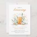 Search for love is brewing shower invitations Beer
