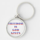 Search for red and white key rings Freedom