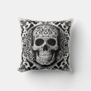 Search for day of the dead cushions Black and white