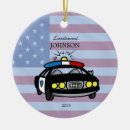 Search for police car christmas tree decorations Law enforcement