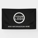 Search for logo business banners Black and white