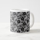 Search for black and white lace mugs Decorative