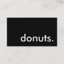 Search for donut shop business cards Doughnuts