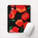 Search for red background mouse mats Flower