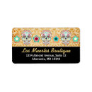 Search for sugar skull return address labels Skulls