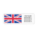 Search for england return address labels Union jack