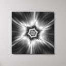Search for white star canvas prints Black