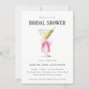 Search for elegant cocktail bridal shower invitations Bride