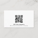 Search for integral business cards Qr code integration