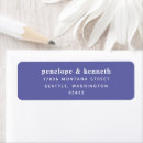 Search for periwinkle return address labels Minimalist