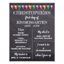 Search for first day of school sign posters Chalkboard