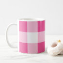Search for pink white gingham mugs Cute