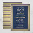 Search for mens birthday invitations Gold