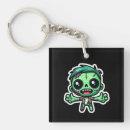 Search for zombies square key rings Monster