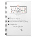 Search for thank you notebooks Teacher