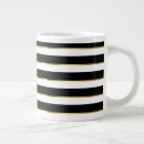 Search for horizontal stripe mugs Black and white