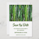 Search for bamboo save the dates Green