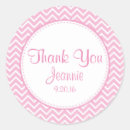 Search for chevron baby shower stickers Girl