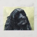 Search for black cocker spaniel postcards Puppy