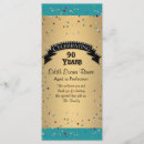 Search for birthday party programmes Vintage