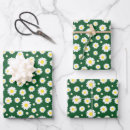 Search for daisy wrapping paper Green