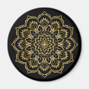 Search for black floral pattern magnets Boho