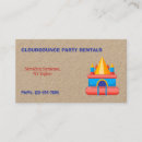 Search for bouncing business cards Party rental